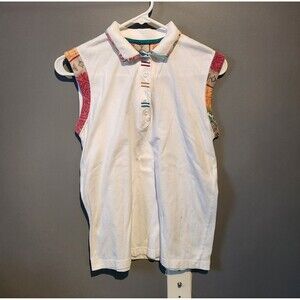 Le Coq Sportif Vintage Women's Sleeveless Shirt 90s Polo Tank